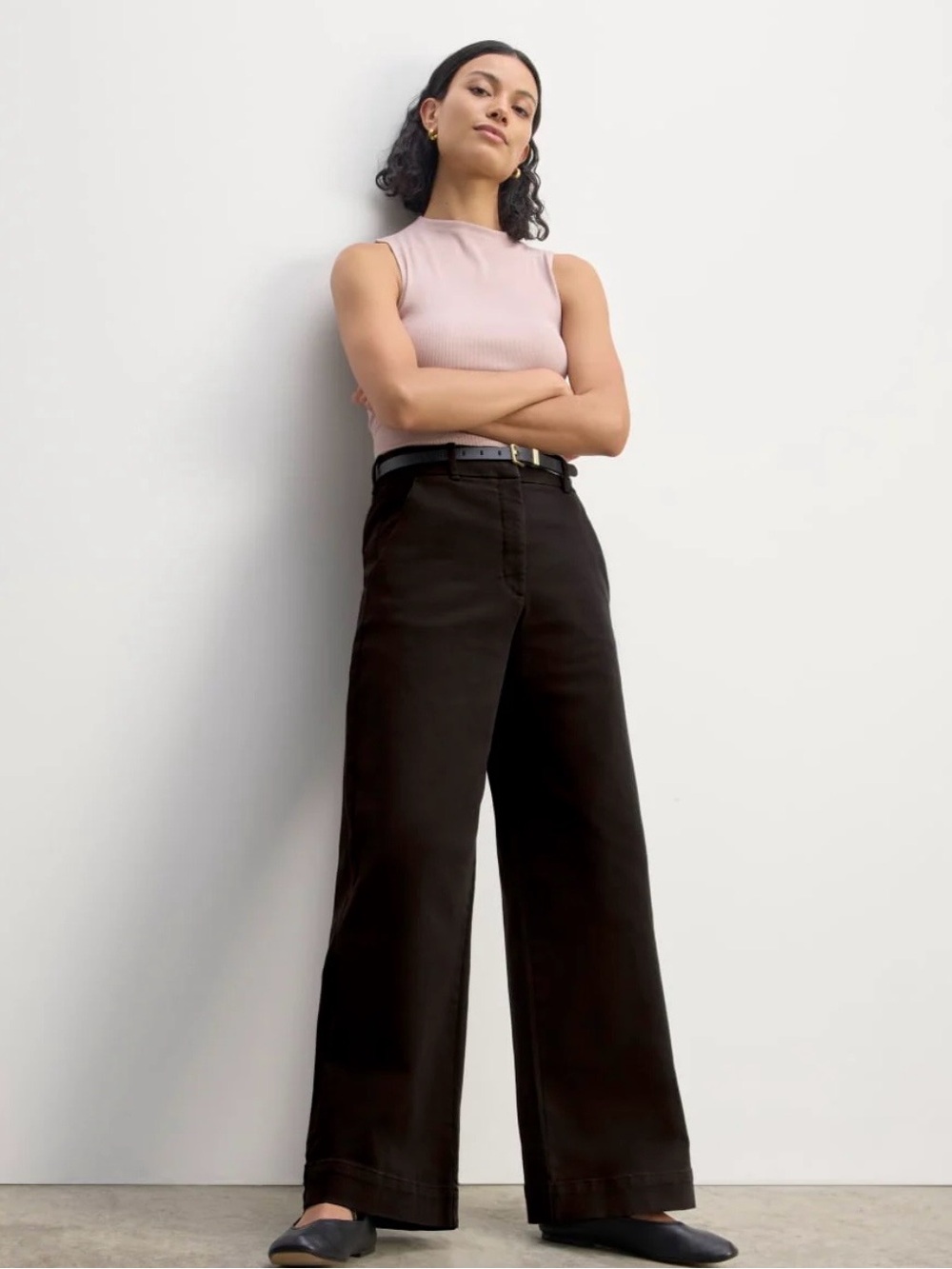 Everlane Phoebe Trouser Size 8, Black, NWT